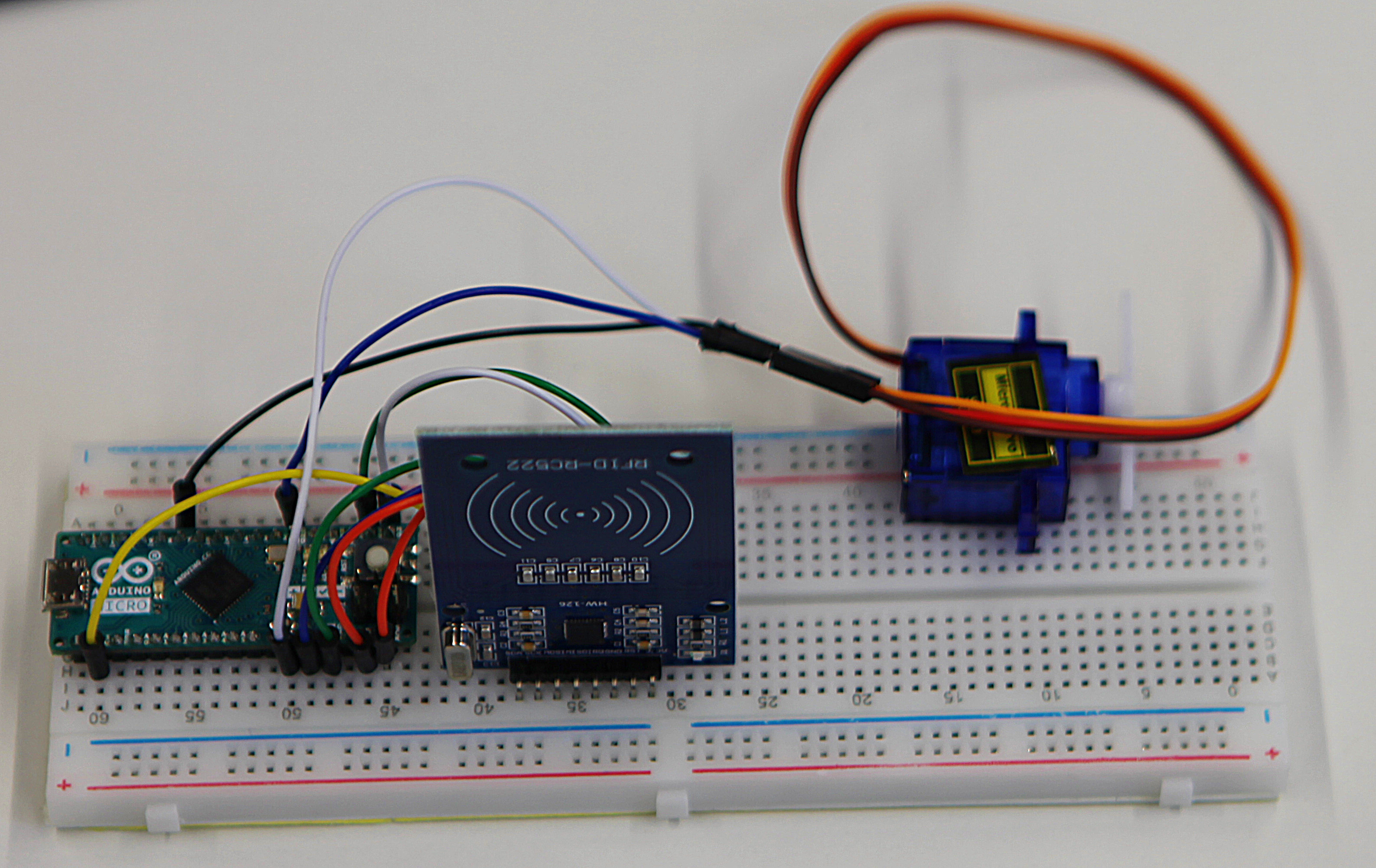 Modules connected to the Arduino programmable hardware 