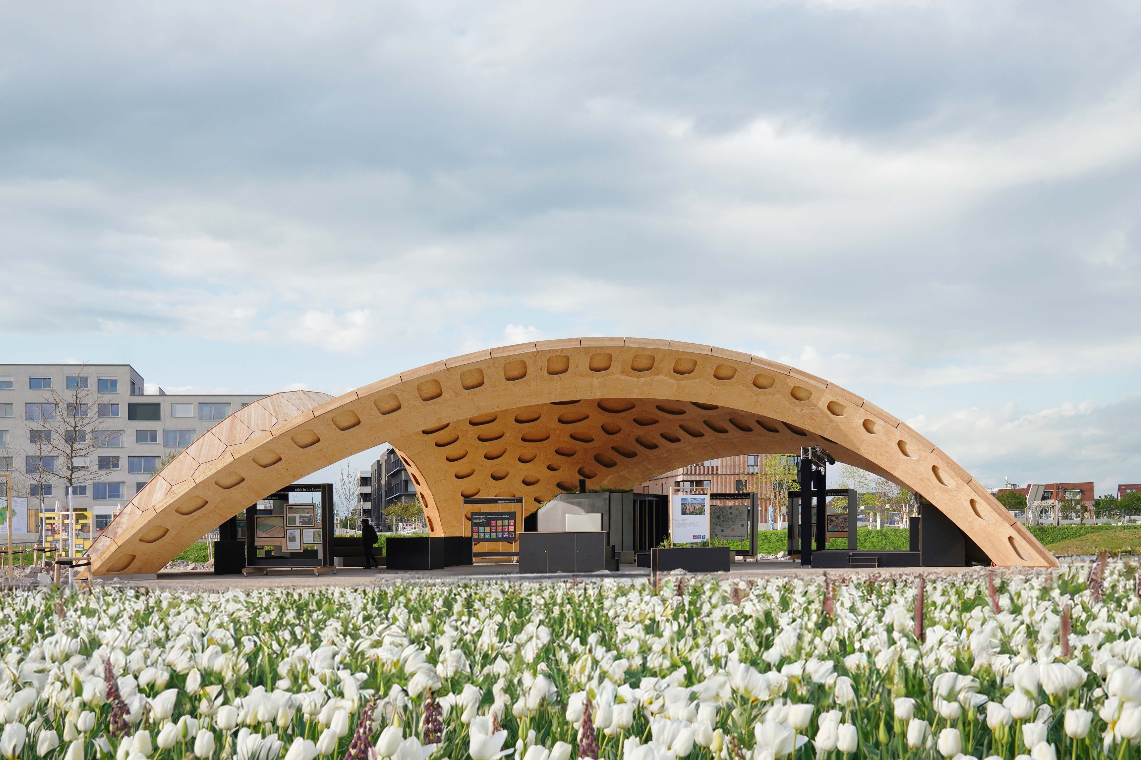 Building Demonstrator – BUGA Wood Pavilion – Reuse 2023